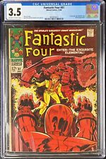 Fantastic Four #81 ⭐ CGC 3.5 ⭐ CRYSTAL JOINS FANTASTIC FOUR Marvel Comic 1968 picture