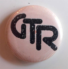 GTR Steve Hackett / Steve Howe Button Badge Pinback Rare 1986 YES Prog Uk Collec picture