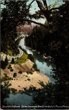 on The Sacramento River CA Postcard used 1930 picture