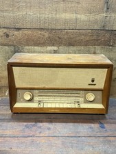 Vintage German Grundig 2268 U Tube radio No Power Cable Parts Decor Repairs picture