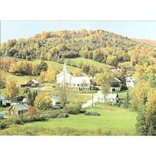 1983 Whitman East Topsham, Vermont Vintage Art Print 7x9 V12 picture