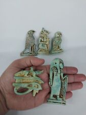 RARE ANTIQUE ANCIENT EGYPTIAN 5 Statue Amulets Protection of Graves picture