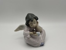 Lladro 5723 Heavenly Chimes Angel Porcelain Figurine Spain Glossy Retired picture