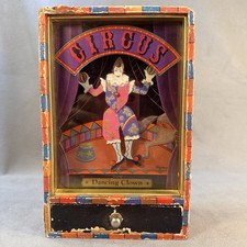 Vintage 1977 Koji Murai Circus Dancing Clown Music Box w/Jewelry Drawer WORKS picture