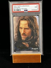 2003 Topps Lord of the Rings Return of the King Aragorn #4 PSA 9 Mint picture