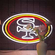 Football S Neon Sign Led Light for Wall Decor, Neon Lights for Business Sign Bar picture