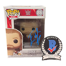 EDGE SIGNED AUTOGRAPH WWE FUNKO POP 86 BECKETT BAS AEW RATED R SUPERSTAR picture