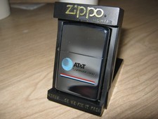 AT&T ZIPPO LIGHTER MIB RARE VINTAGE 1984 NOS NEW AT & T COMMUNICATIONS VINTAGE picture