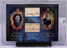 2024 Eternal Cuts World Celebrities Leo Tolstoy / Maxim Gorky Dual History Relic picture