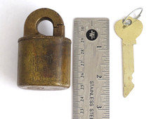 Rare Vintage Reg’d U.S. Mail Lock w/ Key Model S 55740 / Working Counter Window picture