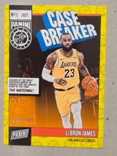 2021 PANINI NATIONAL CASE BREAKER LEBRON JAMES CARD #CB11 #'ED 189/199 picture
