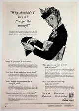 WWII War Advertising Council Magazine Ad Scientific American Feb 1944 Ephemera picture