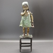 Vintage Bronze Sculpture Titled 