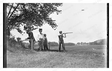 Hingham Massachusetts 1900s Gun Club Shooters Rifles Standard Postcard picture