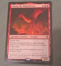 Wizards of the Coast MTG Smaug the Magnificent 0110 The Hobbit Mythic Regular picture