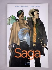Saga, Volumes One, Four And Five. Paperback Vaughan / Staples Image Comics picture