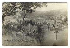 RPPC Columbia Tuolumne County CA Reservoir View Gold Rush Postcard Town View picture