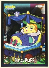 2025 Topps Chrome SpongeBob SquarePants Mrs. Puff Black Refractor /10 #15 picture