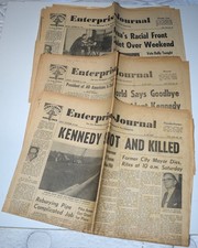 ⁠Vintage JFK Assassination Newspapers Nov 22, 25 1963 JFK Death Paper Lot⁠ of 3 picture
