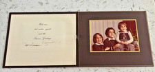 King Hussein & Queen Noor of Jordan *Rare* Hand-Signed 1978 Holiday Card picture