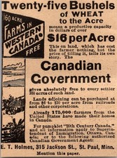 ET Holmes Bushels Of Wheat Jackson St St Paul MN 1906 Minneapolis Ad SAL1-M10 picture