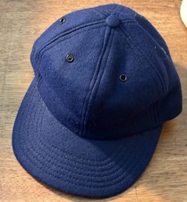 WWII / 1950’s USN Pilot Aviator Navy Blue Wool Baseball Cap ~ Unused picture