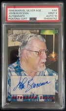 1998 SkyBox Marvel Silver Age John Buscema Autograph #A6 PSA 9 MINT AUTO 10 picture