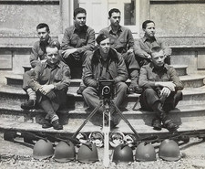 Original WW2 USAAF Combat Camera Unit Photo - M1 Carbines & PH-47 Press Camera picture