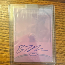 2011 Topps UFC Finest BJ Penn Magenta Printing Plate Auto 1/1 Mint Condition. picture