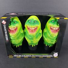 NEW Slimer Pathway Markers Ghostbusters Classic Set of 3 Spirit Halloween picture