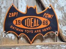 VINTAGE IDEAL PORCELAIN SIGN OLD 1966 12