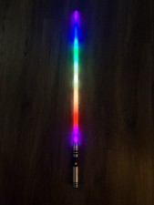 xeno pixel lightsaber hilt and blade READ picture