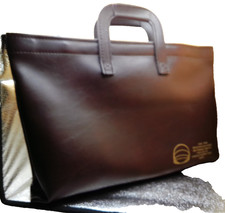 UAW Ford Local 862 Louisville KY assembly plant union expandable leather bag picture