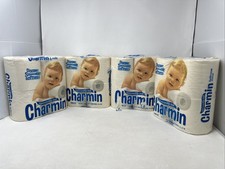 CHARMIN Bathroom Toilet Paper SQUEEZABLY SOFT Vtg Prop 4 Pkgs x 4 = 16 Rolls picture
