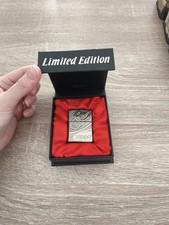 2012 Zippo 80th Anniversary Limited Edition, 5246/41932, Armor Black Ice New picture