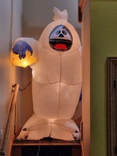 Vtg Gemmy Rudolph Bumble Abominable SnowMonster Lighted AirBlown Inflatable 8 Ft picture