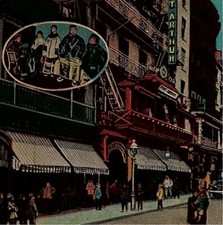 c1910 CHINATOWN NEW YORK CITY PORT ARTHUR RESTAURANT MOTT ST.  POSTCARD 26-50 picture