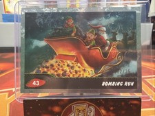 2026 Topps Mars Attacks Christmas BOMBING RUN Candy Cane /25 #43 picture