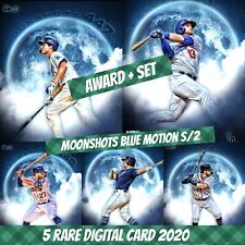 2020 Topps Colorful Corey Seager Award + Set (1+4) Moonshots Blue Motion s/2 Digital picture