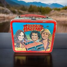 Vintage 1980 DUKES OF HAZARD Metal Lunch Box No Thermos Lunchbox Aladdin Clean picture