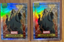 2024 Topps Chrome Marvel x2 Doctor Doom Spider Web Refractor /399 #61 picture
