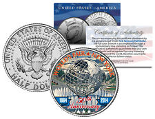 WORLD'S FAIR 50th Anniversary NEW YORK 1964-2014 Unisphere JFK Half Dollar Coin picture