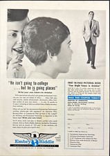 Embry Riddle He Isn't Going to College But He is Going Places Vtg Print Ad 1959 picture