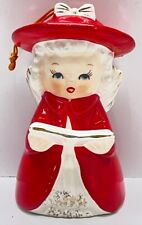 1950's Fine A Quality Japan Vintage Christmas Angel Choir Girl Bell Rare Sticker picture