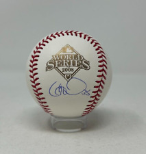 Cole Hamels Signed Rawlings 2008 World Series Logo Baseball PSA 043 picture