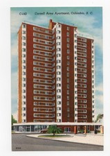 Mid-Century Cornell Arms Apartment Columbia SC Red Brick Postcard C-142 picture