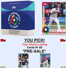 2023 Topps World Baseball Classic Global Stars YOU PICK Complete Your Set PRESAL picture