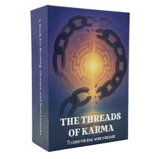 Threads of Karma Oracle Deck: 75 Soul Work Cards 12x8cm/4.7x3.1in Release Game picture