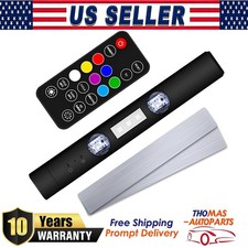 RGB Automotive Ambient Light Kit Under Dash Foot Well Seats Inside Lighting US picture