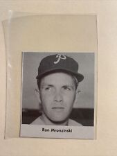 Ron Mrozinski Philadelphia Phillies 1954 Baseball Vintage Pictorial Panel picture